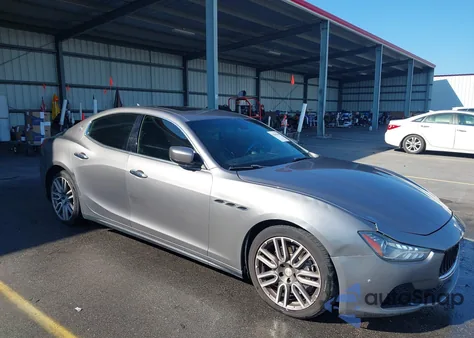 2015 Maserati Ghibli from USA, damaged, VIN ZAM57XSA9F1162109